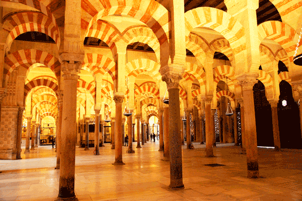 Pillars of the Great Mosque of Cordoba