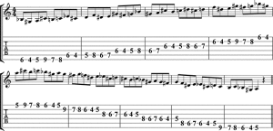 jazz guitar improvisation for beginners fig.3