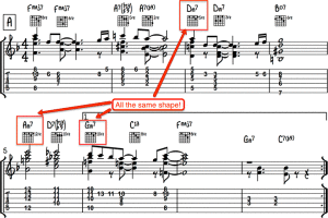 chord melody guitar fig.14