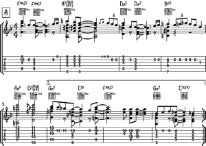 chord melody guitar fig.16