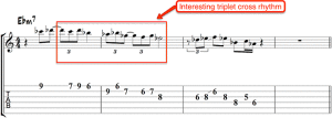 Cannonball Adderly Lick 1 edited triplet cross rhythm