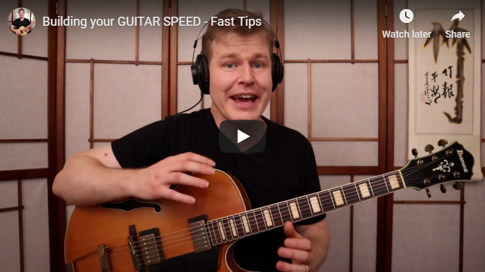 Building your GUITAR SPEED – Fast Tips