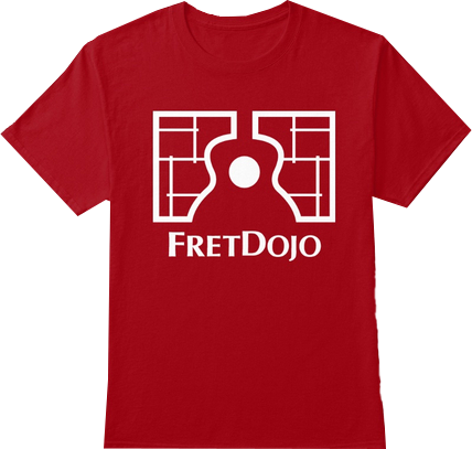 fretdojo tshirt white