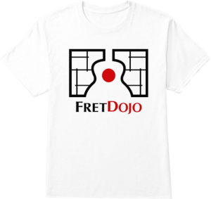 fretdojo tshirt white