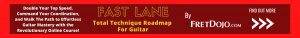 Guitar Exercises Course Fast Lane Banner