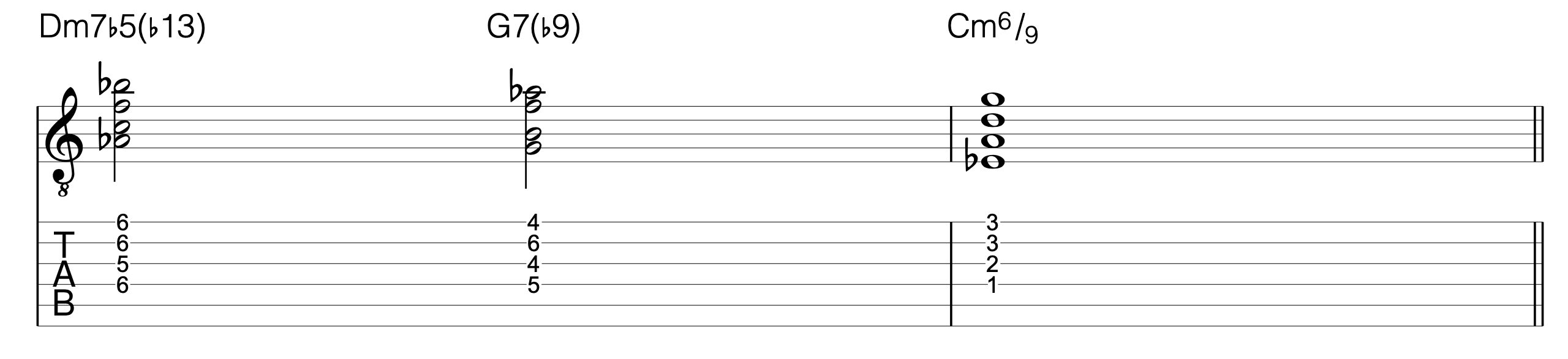 2 5 1 guitar chords