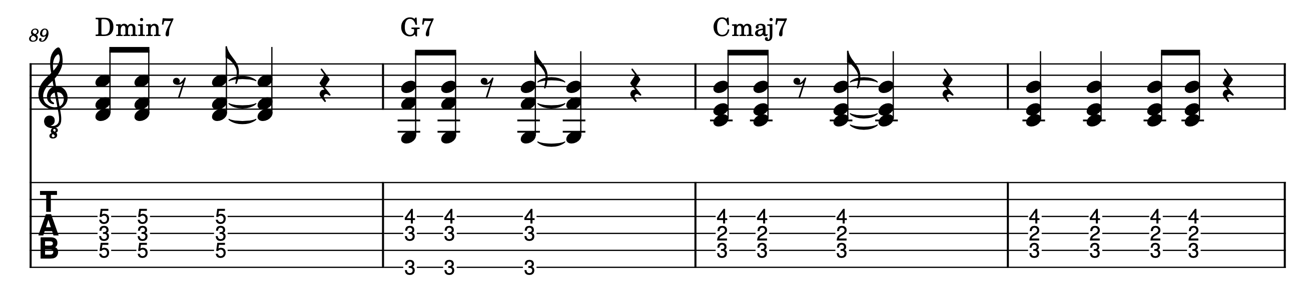 26a - 2 5 1 jazz chords