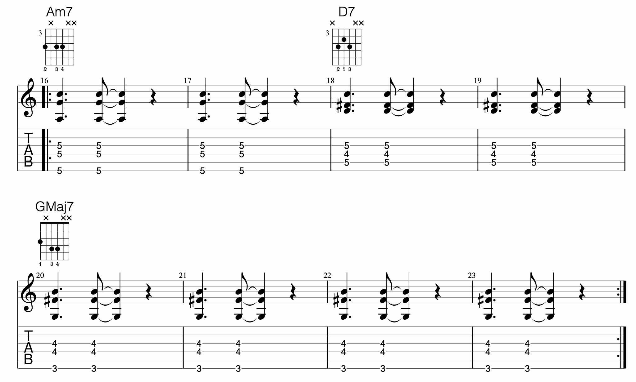  best jazz guitar chords exercise