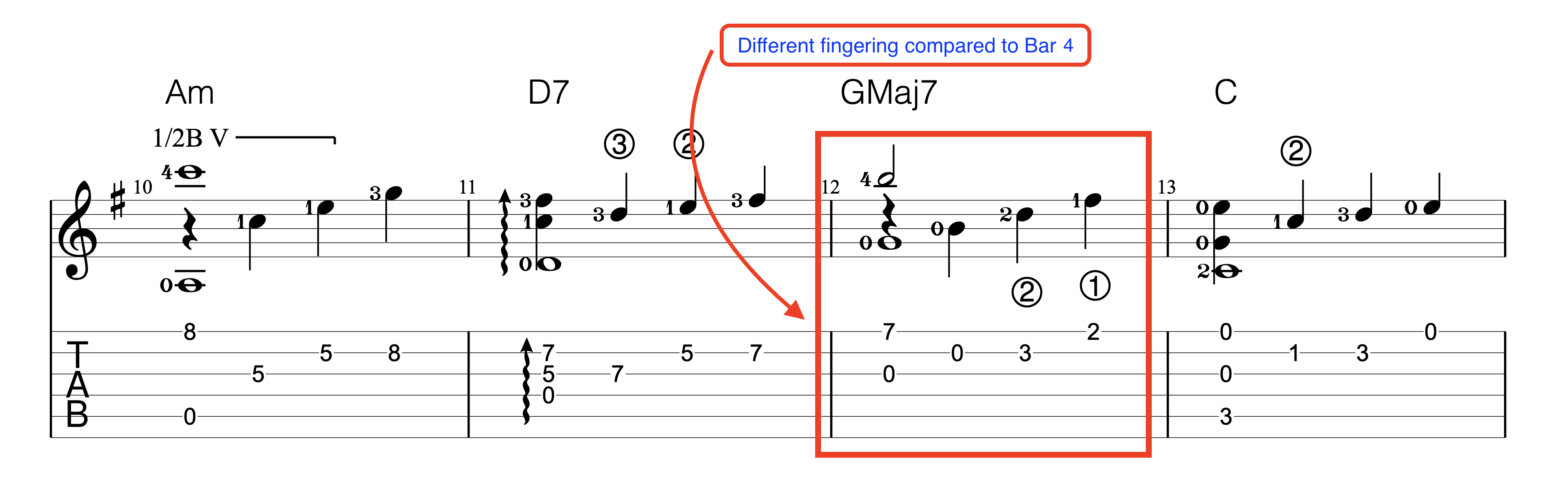 3-autumn-leaves-tablature Autumn Leaves for guitar