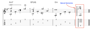 Autumn Leaves solo harmonics